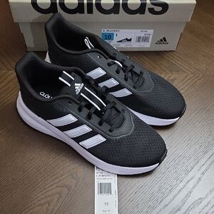 Adidas Black and White Running Shoes Women's 10